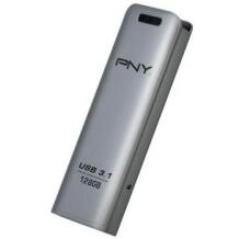 Pny USB mälupulk FD128ESTEEL31G-EF, 128GB, 80Mb/s, 20Mb/s, USB 3.1, metallkorpus, hõbedane värv