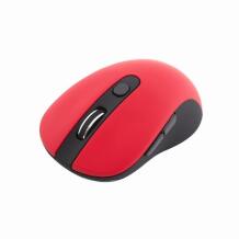 Sbox Hiir WM-911R, 6D, 1600 DPI, 132g, USB 2.0, 10m, RF 2.4 GHz, punane, kummist kate