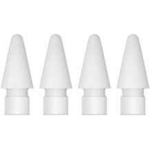 Apple Asendustipp MX763ZM/A, 4 tükki, valge, ühilduv Apple Pencil Pro, 2. põlvkond, USB-C, 1. põlvkond