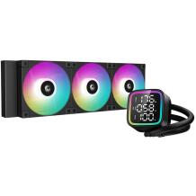 Deepcool жидкостный кулер LD360 R-LD360-BKMSN-G-1, 120x120x25mm, 600-2400 RPM, 72,04 cfm, 3,48 mmH2O, 21 dB, ARGB