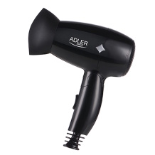 Matu fēns ar 1400 W jaudu un 2 temperatūras režīmiem melns AD2251 Adler