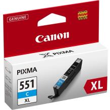 Canon Printeri kassett CLI-551X 6444B001, 11 ml, sinine, kuni 665 lehte, XL saagikus