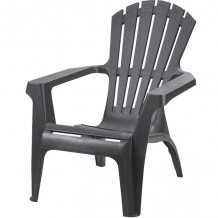 Krēsls plastmasas Dolomati antracīts