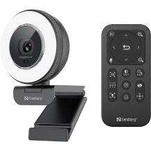 Sandberg Streamer USB vaizdo kamera Pro Elite 134-39, 2560x1440, 60fps, USB 2.0, 2m, juoda, automatinis fokusavimas