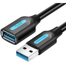 Vention Удлинитель кабеля CBHBD 0.5м черный, USB 3.0 мужской- женский, 5 Гбит/с