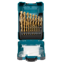 Urbju komplekts metālam 1–10 mm, HSS-TiN, 19 gab. D-72229 MAKITA