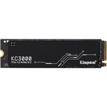 Kingston SSD KC3000 SKC3000D/2048G, 2048 GB, PCIe 4.0 NVMe M.2, lugemise kiirus 7000 MB/s, kirjutamise kiirus 7000 MB/s