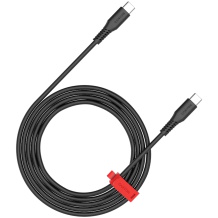 Кабель с подключением USB C к USB C и быстрой зарядкой 60 Вт CC60SC C-C 60W 2 m Черный CNS-CC60SC20B CANYON