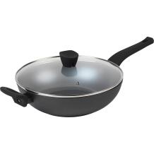 Russell Hobbs Wok RH01709EU, 28cm, matt hall, alumiinium, 8.1cm, kaanega, nõudepesumasinas pestav