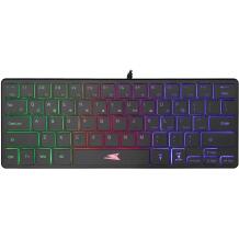 Baracuda Klaviatūra SEAHORSE-B, 64 taustiņi, USB, melna, membrānas, Rainbow apgaismojums