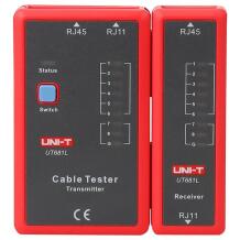 Uni-T UT681L võrgu kaabli tester, 9V aku, LED indikaatorid, RJ45, RJ11, kiired ja aeglased testimisrežiimid