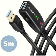 Axagon USB kaabel ADR-305, 5m, aktiivne, USB 3.2 A-M kuni A-F, toitevalik