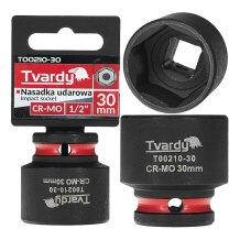 Impact Socket Tvardy T00210-30 1/2" 6PT 30mm CR-MO