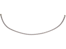 Savienojuma šļūtene F/M 3/8" 1000mm, FALA, 71838, nerūsējošais tērauds, EPDM gumija, karstam un aukstam ūdenim