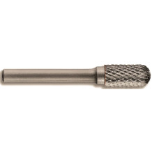 Carbide rotary burrs Domed cylindrical 6mm Tivoly