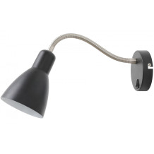 Sieninis šviestuvas Etore, 1860,1xE27, 25W, IP20, juodas; OS-ETO-E27-10-DEC GTV