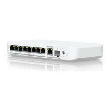 Ubiquiti UniFi Flex 2.5G PoE управляемый L2 USW-Flex-2.5G-8-PoE, 8x2.5G RJ-45, 1x10G SFP+, 30 Gbit/s, 196 W PoE
