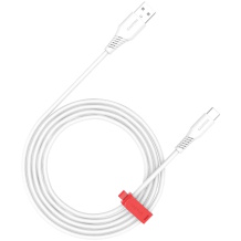 Кабель с подключением USB A к USB C мощностью 18 Вт и длиной 1.2 м AC18SC A-C 18W 1.2 m Белый CNS-AC18SC12W CANYON
