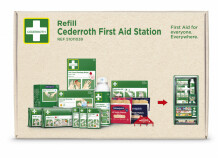 Pirminės pagalbos priemonių papildymo rinkinys, Cederroth, 51011039, 6 cm x 2 m