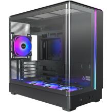 Montech Kaste KING 15 PRO (B), Midi Tower, 2xUSB 3.0, 1xUSB Type-C, 2x2.5" vietas, 2x3.5" vietas, melna