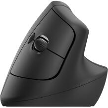 Logitech Lift vertikaalne ergonoomiline hiir 910-006473, 4000 DPI, 4 nuppu, RF traadita + Bluetooth, AA aku, grafiitvärv