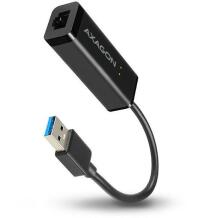 Axagon Адаптер ADE-SR 1GB, USB 3.0, Ethernet RJ-45, 10/100/1000 Mbit/s, Plug and Play, сетевой адаптер, черный