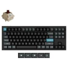 Keychron Klaviatuur Q3U-M3 80% TKL, 2.4 GHz, Bluetooth 5.3, RGB LED, 4000 mAh, 660 h aku tööaeg, PBT klahvid