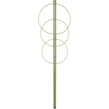 Sodo augalų atraminiai žiedai, 3 žiedai 1,25m BIOOGROD 721312, 125 cm aukštis, 43 cm plotis