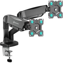 Onkron monitori kinnitus G160-B 2 ekraanile 33-81.3 cm, kandevõime 2-8 kg, VESA 75x75 100x100 mm, kallutus -45° kuni +90°