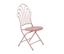 Saliekams krēsls ROSY 46x55x93.5cm rozā 40063 YOME4YOU