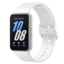 Samsung Galaxy Fit3 SM-R390NZSAEUE fitness tracker AMOLED display 1.6" 256×402 Bluetooth 5.3 100+ workouts sleep activity tracking 5ATM IP68 Silver