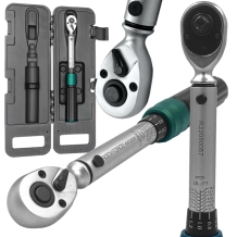 Dinamometriskais atslēga 1/4" 1-25Nm, Rockforce, RF-6472285, ar sertifikātu, divvirzienu mērījumi, ergonomisks dizains