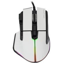 White Shark Hiir MARROK MARROK-W, 12000 DPI, 9 nuppu, 1.8m kaabel, RGB valgustus, optiline, USB 2.0