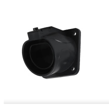 EV Charge apvalus prie sienos tvirtinamas Type 2 elektromobilio kabelio laikiklis, juodas