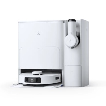 Robot mop kuivaks ja märgpuhastuseks Li-ion 5200 mAh 11000 Pa imujõuga ja 3 L tolmupaagiga valge DEEBOT T30S COMBO Ecovacs