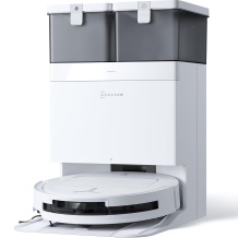 Ecovacs DEEBOT T50 PRO OMNI Gen 2 robotas dulkių siurblys sausas ir drėgnas valymas su automatine OMNI stotimi 21000 Pa LiDAR navigacija 6400 mAh 0.26 L baltas