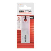 Naža asmeņi ar āķi 10 gab. KREATOR KRTH00302 48 mm 18 mm