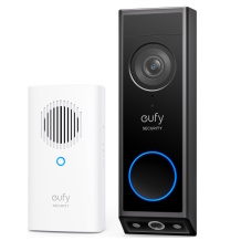 Viedais bezvadu video durvju zvans E340 ar kameru 2K FHD 16:9 ar zvana moduli Chime nakts redzamība IP65 E8214311 Eufy