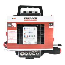 Atsuktuvų rinkinys 44 vnt. KREATOR KRTH20004 50-150 mm, slotted, PH, TX, plastikinis dėklas