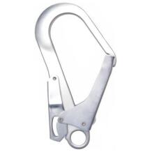 Delta Plus Kabliukas AM022 8007177, 55 mm, cinkuotas plienas, dvigubas, savaime užsifikuojantis saugos užraktas