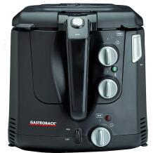 Gastroback Madala rasvasis fritüür 42580, 2000 W, 2,5 L, must, 50 Hz, 230 V, 4,65 kg, valgustatud lüliti