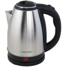 Esperanza EKK104X elektriskā tējkanna 1,8L 2200W, 1,8l, 2200W, nerūsējošais tērauds, 75cm, automātiskā izslēgšanās, bezvadu