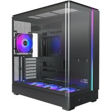 Montech Kaste MIDITOWER KING 45 PRO (B), 2xUSB 3.0, 1xUSB Type-C, 2x2.5" disku, 2x3.5" disku, melna