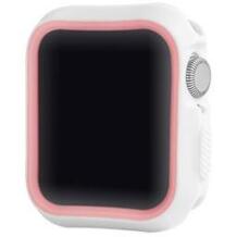 Devia Kaitsekorpus 102010472023, 44mm, valge, roosa, kumm, ühilduv Apple Watch 44mm, ei ole veekindel