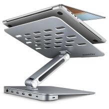 Axagon док-станция HMC-STND HDMI 4K/60Hz, RJ-45 1, USB-C 1, USB-A 3, Power Delivery, 60 см кабель, металлический