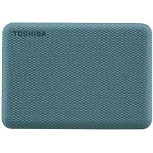 Toshiba Väline kõvaketas Canvio Advance HDTCA20EG3AA, 2000 GB, 2.5", USB 3.2 Gen1, roheline, parooli autentimine