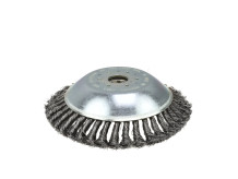 Apaļā tērauda stiepļu birste nezāļu griešanai, 200x25,4mm, G00649, GEKO