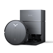 Ecovacs DEEBOT X11 PRO OMNI robotas dulkių siurblys sausas ir drėgnas valymas OMNI bazinė stotis 19500 Pa AIVI 3D LiDAR 6400 mAh 206 min 2.5 L juodas