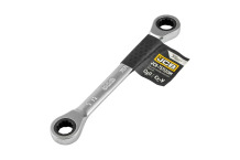 Divpusējā sprūdrata uzgriežņu atslēga, JCB, JCB-7571213M, 12x13 mm, hromovanādija tērauds