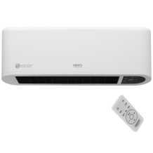 Kompaktne ja võimas seinale paigaldatav õhukardina soojendi LED-ekraani ja puldiga 2000 W valge CR7753 Camry